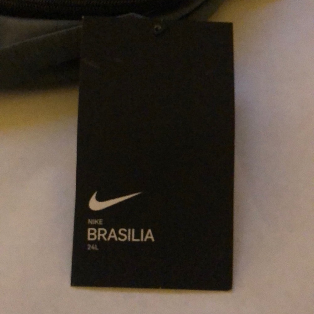 NWT Nike Brasilia Backpack Grey & Black - Picture 4 of 6
